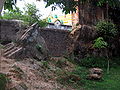 Krishna Temple established by Maharaja Ganesh in his Palace as visible from outside road.