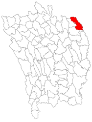 Drânceni – Mappa