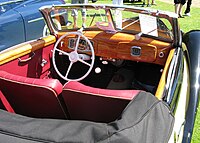 EMW 327 cabriolet interior