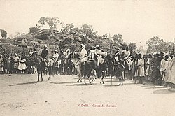 Pferderennen in Ndélé