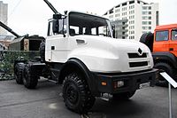 З кабінай Iveco і пластыкавым апярэннем