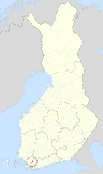 Location of Uskela in Finland