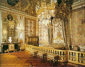 La camera da letto della regina, reggia di Versailles