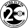 WCRD 20th anniversary logo.