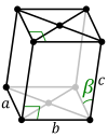 Monoclinique à base centrée