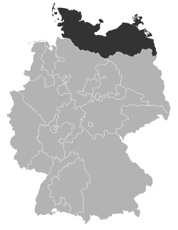 Extent of Evangelical Lutheran Church in Northern Germany