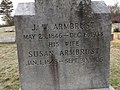 Armbrust family grave marker, 1905