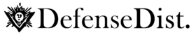 開かれた本の背後に太陽というコロニアル・プリンターのマークをがあるDefense Distributedのロゴ