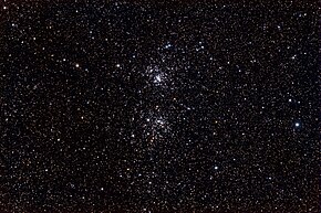 Dvojitá hvězdokupa NGC 869 a NGC 884