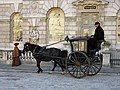 Image 44A Hansom cab at Somerset House.