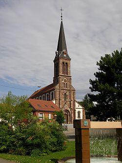 Skyline of Pfastatt