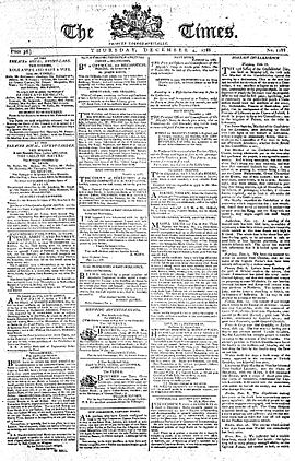 Titelseite vom 4. Dezember 1788