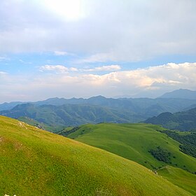 Пастбищный хребет в районе Нашхи