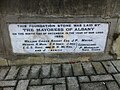 Albany Town Hall foundation stone