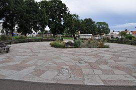 Societetsparken vid hamnen i Borgholm