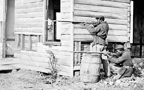 African-American soldiers of the Union Army, American Civil War, 1864