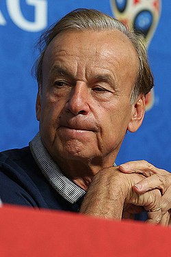 Gernot Rohr vuonna 2018.