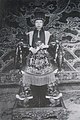 Emperor in Mianfu ceremonial outfit.