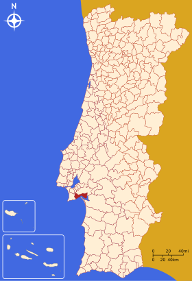 Localização de Setúbal