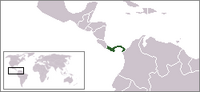 Locatie van República de Panamá