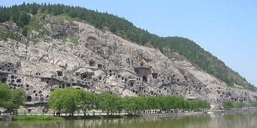 Grottes de Longmen, Luoyang, Henan, Chine.