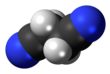 Spacefill model of succinonitrile