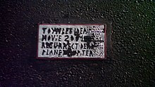 A Toynbee tile in New York City, 2013