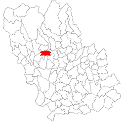 Location in Prahova County