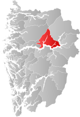 Sogndal within Vestland