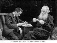 Bulgakov, and Leo Tolstoy in 1910