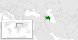 Azerbaigian - Localizzazione