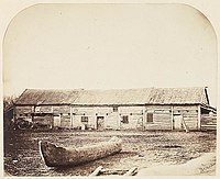 Humphrey Lloyd Hime: obchod McDermot's, Fort Garry, Manitoba, 1858