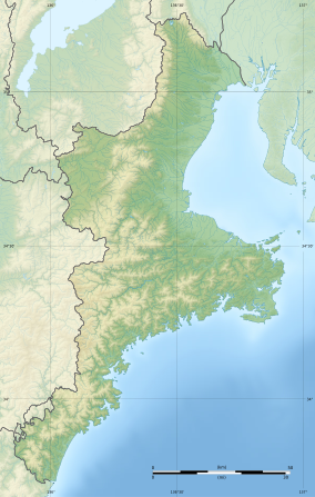 Map showing the location of Ise-Shima National Park