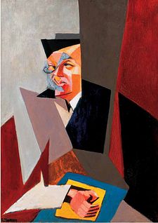 O escritor y poeta rumano Tristan Tzara, en un cuadro de Tihanyi.