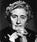 Agatha Christie, ophavskvinden til Hercule Poirot.