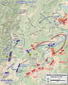 Mouvements du 18 septembre la veille de la bataille de Chickamauga