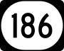 Kentucky Route 186 marker