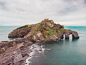 Vue de Gaztelugatxe.