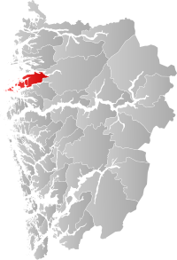 Kart som viser Askvoll kommune.