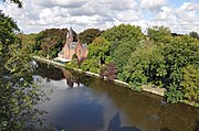 Het Minnewaterpark, gezien vanop de Poertoren