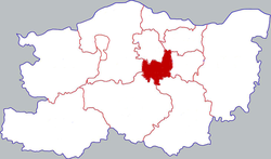 Location in Zhengzhou