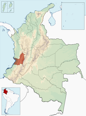 Localisation de Valle del Cauca