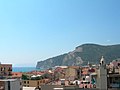 Landscape with the backdrop of the promontory Caprazoppa