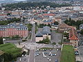 Belfort; links das Departementhaus, eine ehemalige Pionier- und Artilleriekaserne