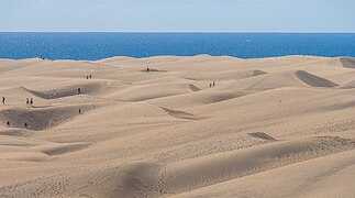 Sand dunes at Maspalomas