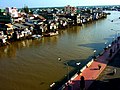 Mỹ Tho River in Mekong River Delta