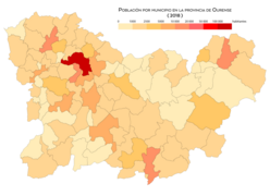 Población por municipio (2018)