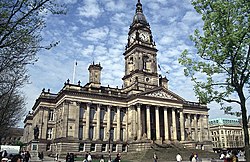 Bolton Town Hall, Bolton Metropoliten Bölgesi Yerel Idare Merkezi