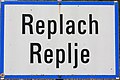 Ortstafel Replach – Replje