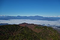 笠ヶ岳 (長野県)からの北信五岳